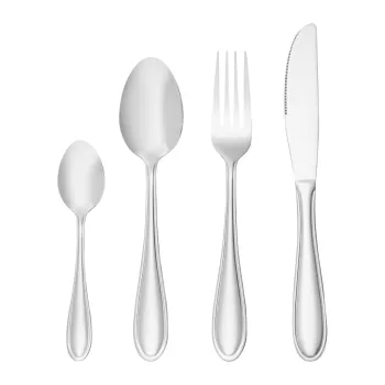 Set tacamuri 24 piese Stilo, Ambition, inox, argintiu imagine