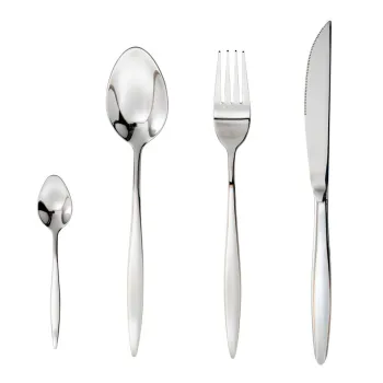 Set tacamuri 24 piese, Stretch, Brandani, inox imagine