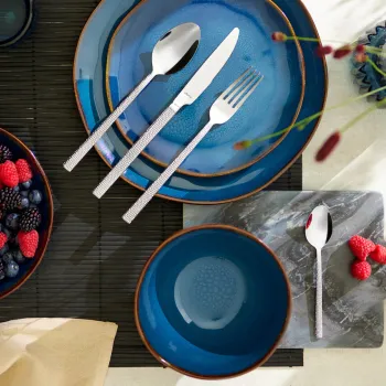 Set tacamuri 24 piese Vancouver, Amefa, 6 persoane, inox 18/10, argintiu imagine