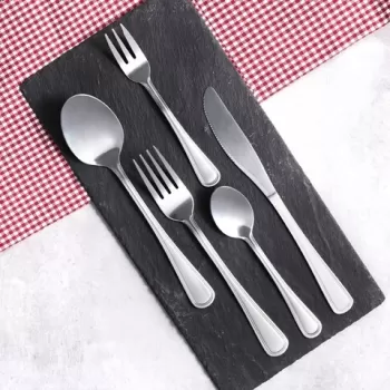 Set tacamuri 30 piese London, Domotti, pentru 6 persoane, inox imagine