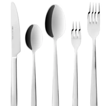 Set tacamuri 30 piese Prato, Ambition, inox imagine