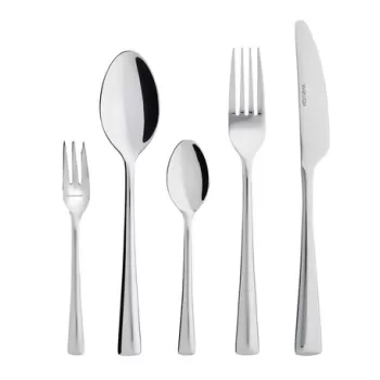 Set tacamuri 30 piese Siena, Ambition, inox, argintiu imagine