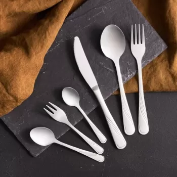 Set tacamuri 36 piese + cutie cadou Napoli, Ambition, inox imagine