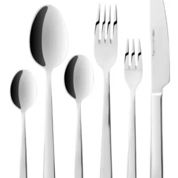 Set tacamuri 36 piese + cutie cadou Prato, Ambition, inox imagine