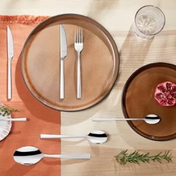 Set tacamuri, 42 piese, Amefa, Manille All You Need, inox, argintiu imagine