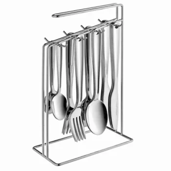 Set tacamuri cu suport 25 piese BergHOFF, Essentials Alteo, inox imagine