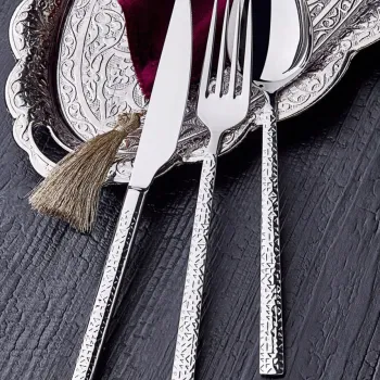 Set tacamuri, Dynasty, 960DYN1707, 100% Otel inoxidabil ml / , Lingurita pentru masa (6 bucati), Argintiu imagine