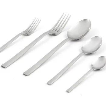 Set tacamuri, Dynasty, 960DYN1712, 100% Otel inoxidabil ml / , Lingura pentru masa: 20,8 cm (12 bucati), Argintiu imagine