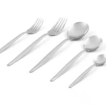 Set tacamuri, Dynasty, 960DYN1713, 100% Otel inoxidabil ml / , Lingura pentru masa: 20,8 cm (12 bucati), Argintiu imagine