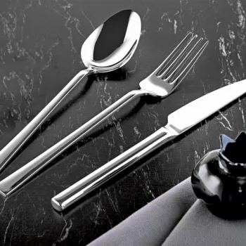 Set tacamuri, Hermia, 357NYP1308, Furculita de masa: 21 x 2,5 cm (6 bucati), Argintiu imagine