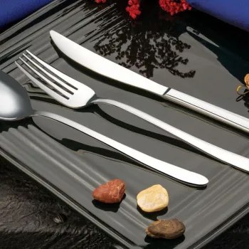 Set tacamuri, Hermia, 357NYP1311, Furculita de masa: 21 x 2,5 cm (6 bucati), Argintiu imagine