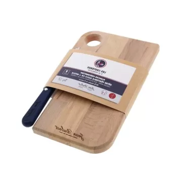 Set tocator si cutit pentru decojit Les Couteaux, Jean Dubost, 24x15 cm, lemn de fag/inox imagine