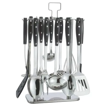 Set ustensile bucatarie 13 piese, Zokura, inox imagine