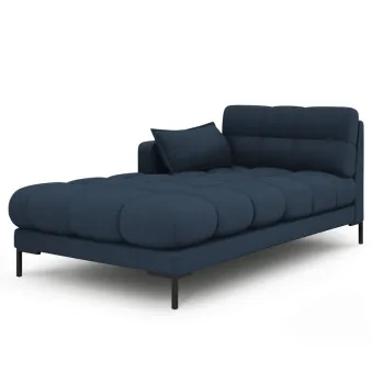 Sezlong living dreapta 1 loc, Mamaia, Micadoni Home, BL, 185x102x75 cm, tesatura tip twill, albastru imagine