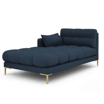 Sezlong living dreapta 1 loc, Mamaia, Micadoni Home, GL, 185x102x75 cm, tesatura tip twill, albastru imagine
