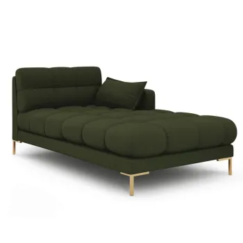 Sezlong living stanga 1 loc, Mamaia, Micadoni Home, GL, 185x102x75 cm, tesatura tip twill, verde imagine