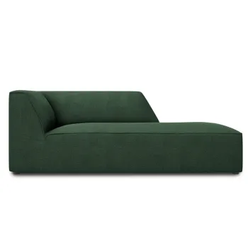 Sezlong living stanga 1 loc, Ruby, Micadoni Home, BL, 180x93x69 cm, poliester, verde imagine