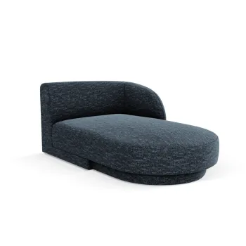 Sezlong living stanga 2 locuri, Miley, Micadoni Home, BL, 155x92x74 cm, poliester chenille, albastru regal imagine