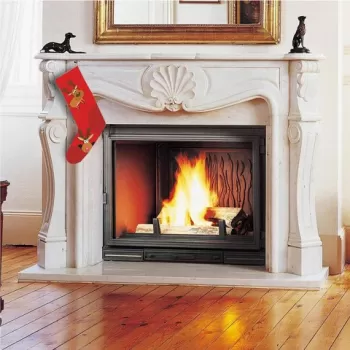 Soseta decorativa Christmas, Crp003, 35x18 cm, Bumbac, Multicolor imagine