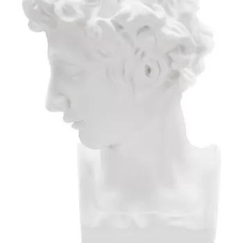 Statueta / Decoratiune Roman Young, Mauro Ferretti, 20x17.5x30 cm, polirasina, alb imagine