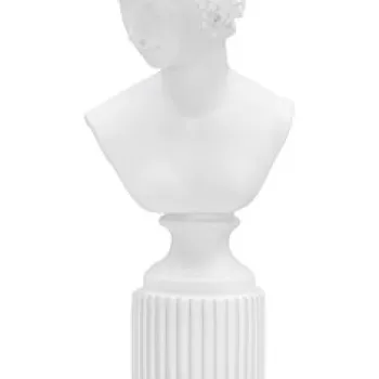 Statueta / Decoratiune Woman, Mauro Ferretti, 11x10.5x35.5 cm, polirasina, alb imagine