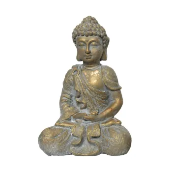 Statueta decorativa pentru exterior, Buddha - hand stack, Decoris, 15 x 21 x 31.5 cm, polimagneziu imagine