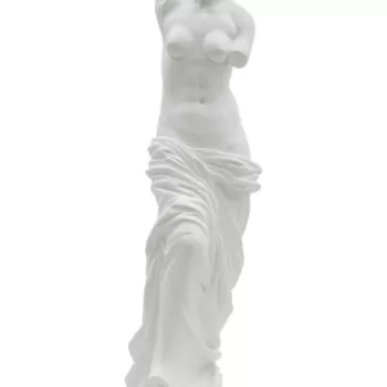 Statueta decorativa, Woman Sculpture, Mauro Ferretti, 14x29 cm, polirasina, alb imagine