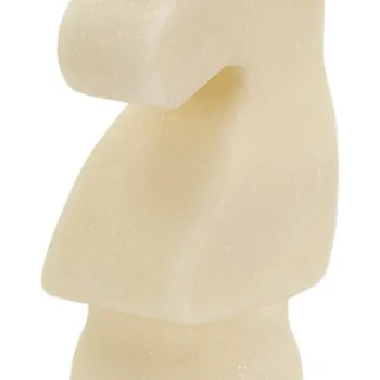 Statueta / figurina decorativa Horse, Mauro Ferretti, 14x13x31 cm, polirasina, alb/auriu imagine