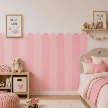 Sticker decorativ, MB-00124A, Vinil, 95 x 95 cm, Roz imagine