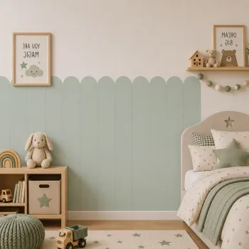 Sticker decorativ, MB-00126A, Vinil, 95 x 95 cm, Verde imagine