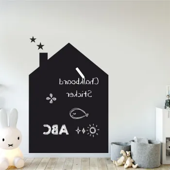 Sticker decorativ, MY-00101, Autocolant tabla, Negru imagine