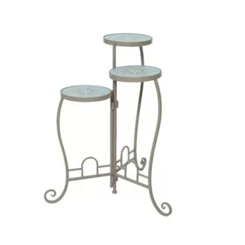 Suport pentru ghivece Blue, Decoris, 20x20x65 cm, fier imagine