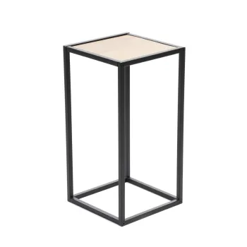 Suport pentru ghiveci Roh, Homla, 23x23x45 cm, metal, negru imagine