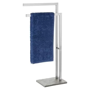 Suport pentru prosoape/haine, Wenko, Granite, 43.5 x 86.5 x 20 cm, polirasina/inox, gri imagine