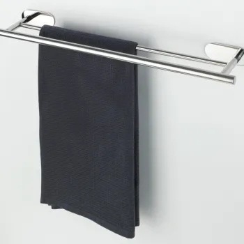 Suport pentru prosoape Orea, Wenko, 60x12x4.5 cm, inox, argintiu lucios imagine