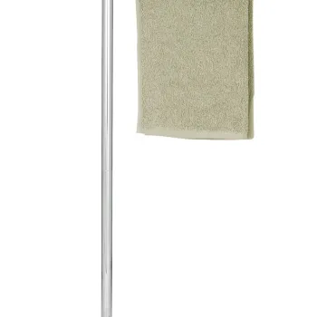 Suport pentru prosoape Pebble Stone, Wenko, 38x23x84 cm, metal/otel/polirasina, gri/argintiu imagine