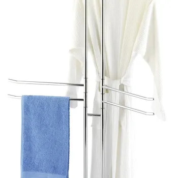 Suport pentru prosoape, Wenko, Exclusive Palermo, 55.5 x 168 x 28.5 cm, inox imagine