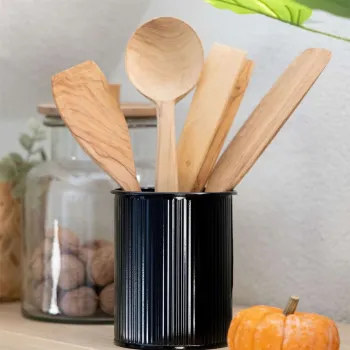 Suport pentru tacamuri, Hermia, 280TMA3603, Negru imagine