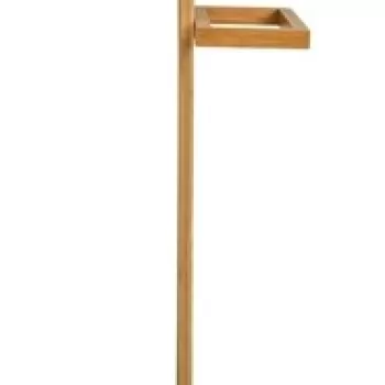 Suport prosoape de baie, Wenko, Allegre, 37 x 88 x 22 cm, bambus/ratan, natur imagine