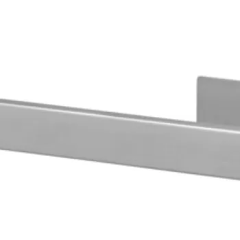 Suport prosoape de baie, Wenko, Turbo-Loc, Genova Matt, 19.4 x 4.4 x 7.6 cm, inox, gri imagine