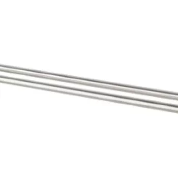 Suport prosoape de baie, Wenko, UV-Loc, Udine, 61 x 5 x 11 cm, inox, gri/negru imagine