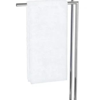 Suport prosoape, Wenko,Noble White, 45.5 x 82 x 20 cm, inox/polirasina imagine