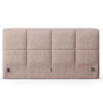 Tablie de pat 140 cm, Micadoni Home, Darren-201, tesatura structurata chenille, roz melange imagine