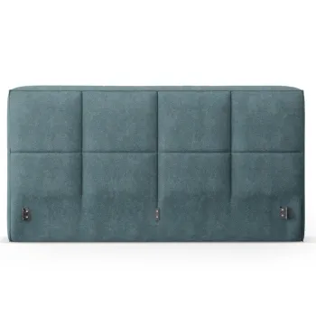 Tablie de pat 140 cm, Micadoni Home, Darren-201, tesatura structurata chenille, verde albastrui melange imagine