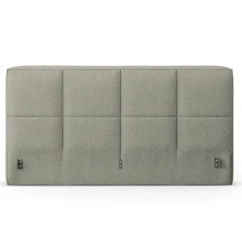Tablie de pat 140 cm, Micadoni Home, Darren-201, tesatura structurata chenille, verde moss melange imagine