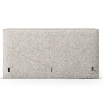 Tablie de pat 140 cm, Micadoni Home, Olivia-201, tesatura structurata chenille, bej melange imagine