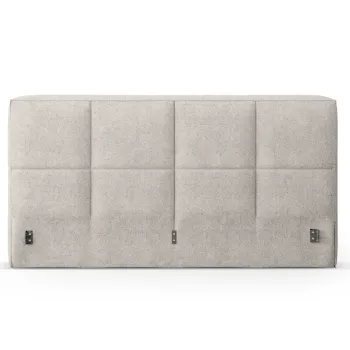 Tablie de pat 180 cm, Micadoni Home, Darren-201, tesatura structurata chenille, bej melange imagine