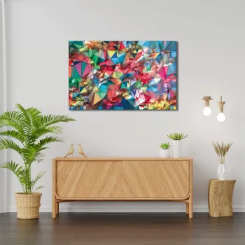 Tablou decorativ, 0439, Dimensiuni: 46 x 72 cm, Multicolor imagine