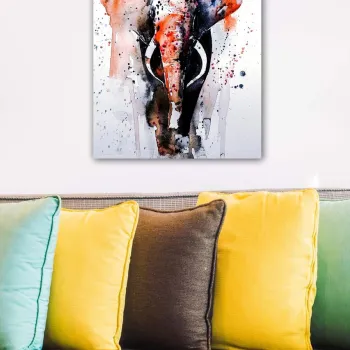 Tablou decorativ, 1024311550-5070, Cadru: 100% LEMN (grosime: 3 cm), Multicolor imagine