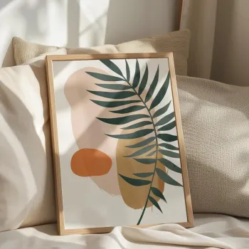 Tablou decorativ, 108329, LEMN SOLID, Fata: 100% PVC STICLA, Multicolor imagine